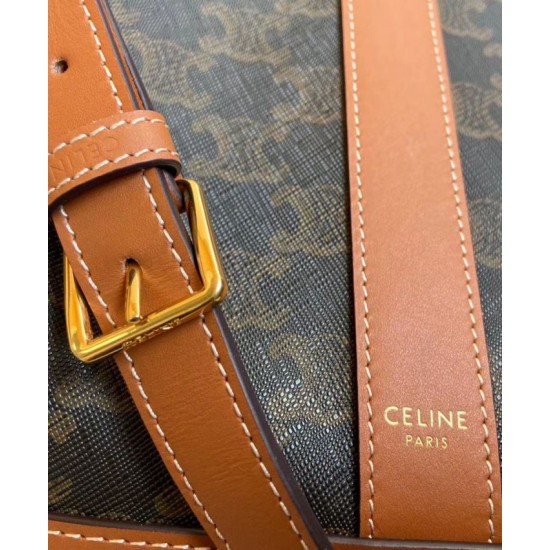 Replica Celine Secchio Medio Marrone