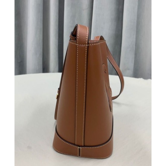 Replica Celine Secchiello Piccolo Cuir Triomphe Coffee