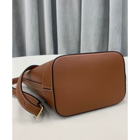 Replica Celine Secchiello Piccolo Cuir Triomphe Coffee