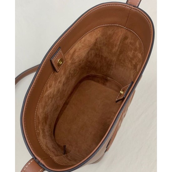 Replica Celine Secchiello Piccolo Cuir Triomphe Coffee