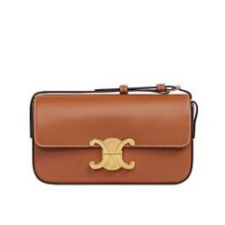 Replica Borsa a spalla Celine Triomphe 194143 Caffè