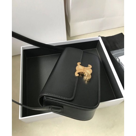 Replica Borsa a spalla Celine Triomphe 194143 Nera