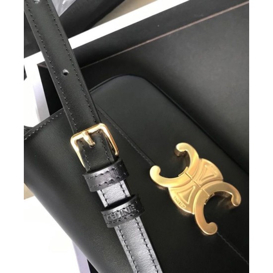 Replica Borsa a spalla Celine Triomphe 194143 Nera