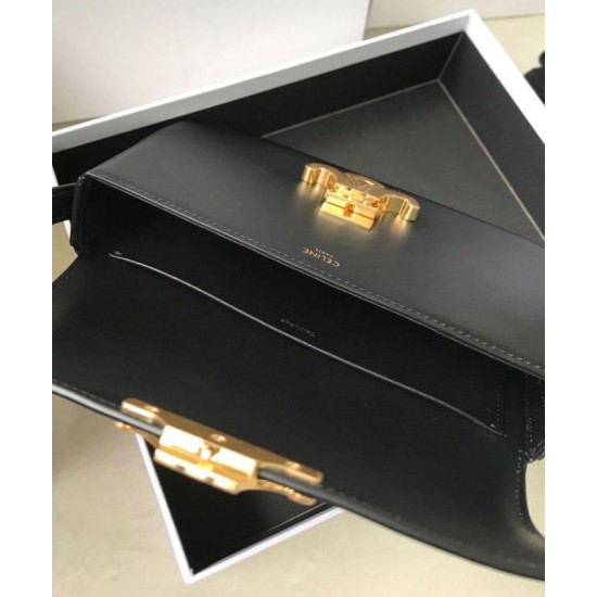 Replica Borsa a spalla Celine Triomphe 194143 Nera