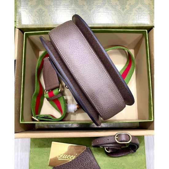 Replica Borsa Small Jumbo GG Con Bamboo 675797 Caffè Scuro