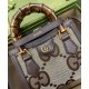 Replica Diana Jumbo GG Mini Tote Bag 655661 Caffè scuro