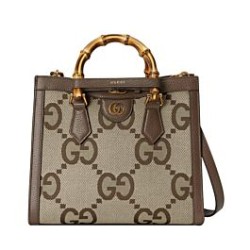 Replica Borsa tote piccola Diana Jumbo GG 660195 Caffè scuro