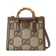 Replica Borsa tote piccola Diana Jumbo GG 660195 Caffè scuro