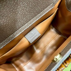 Replica Borsa tote piccola Diana Jumbo GG 660195 Caffè scuro