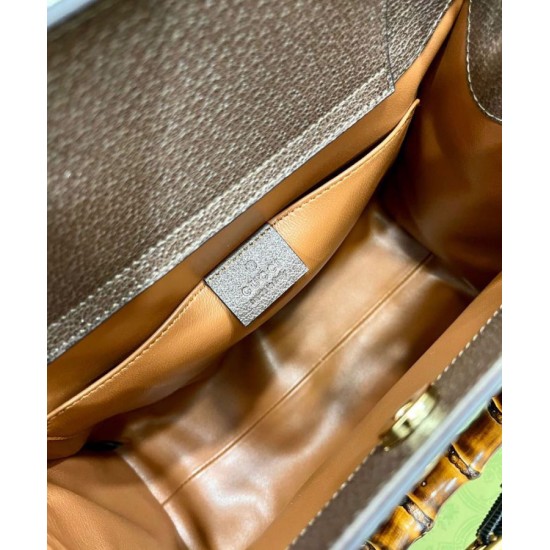 Replica Borsa tote piccola Diana Jumbo GG 660195 Caffè scuro