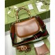 Replica Borsa Small Top Handle Con Bamboo 675797 Coffee