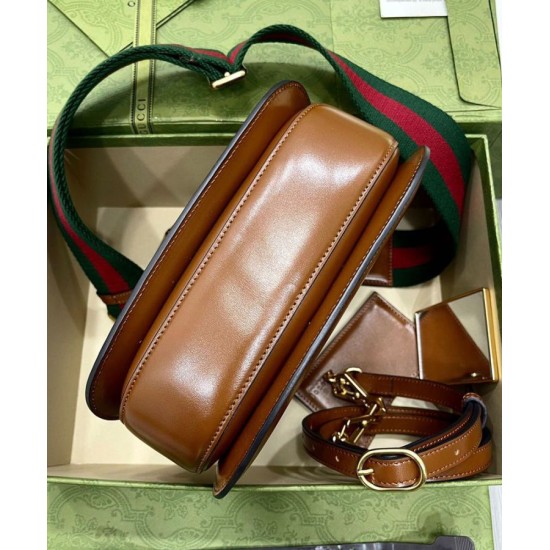 Replica Borsa Small Top Handle Con Bamboo 675797 Coffee