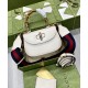 Replica Borsa Small Top Handle Con Bamboo 675797 Cream