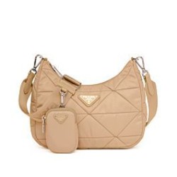 Replica Prada Borsa a spalla imbottita in nylon 1BC151