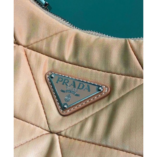 Replica Prada Borsa a spalla imbottita in nylon 1BC151