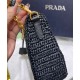 Replica Prada Re-Edition 2005 Borsa in rafia 1BH204 nera