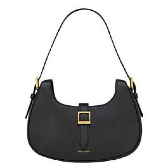 Replica YSL Saint Laurent Borsa Hobo Le Fermoir In Pelle Lucida Nera Replica YSL Saint Laurent Borsa Hobo Le Fermoir In Pelle Lucida Nera