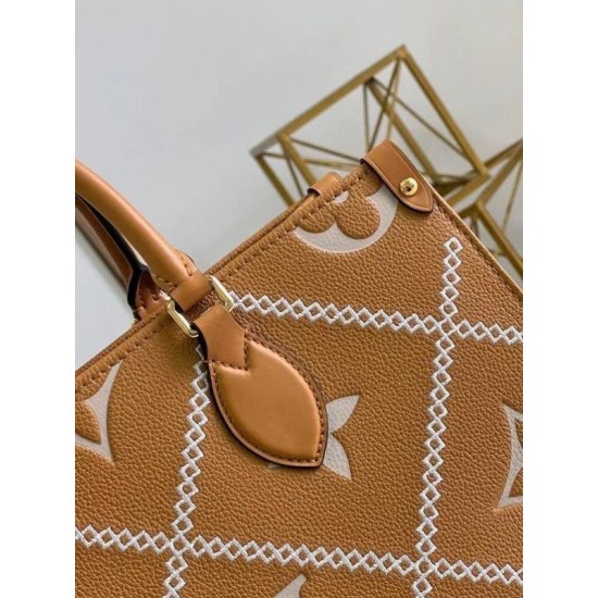 Replica Onthego MM Bag Monogram Empreinte M46015