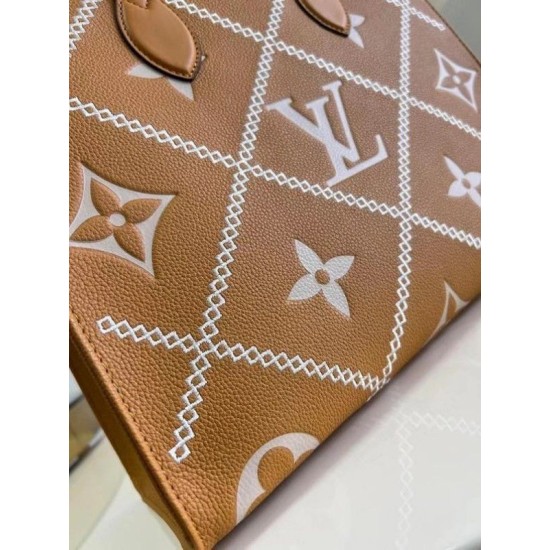 Replica Onthego MM Bag Monogram Empreinte M46015