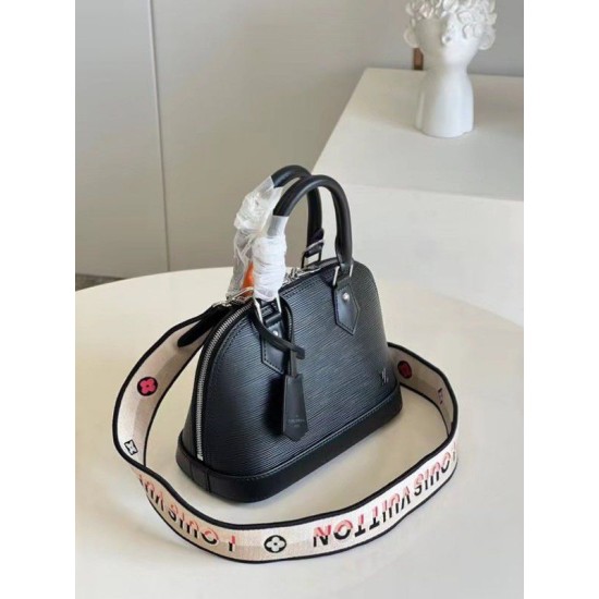 Replica Borsa Epi Alma BB con cinturino jacquard M59217