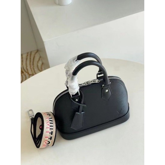 Replica Borsa Epi Alma BB con cinturino jacquard M59217