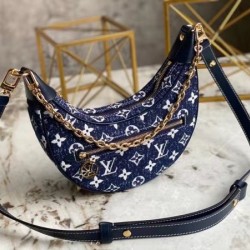 Replica Borsa Loop In Denim Monogram M81166