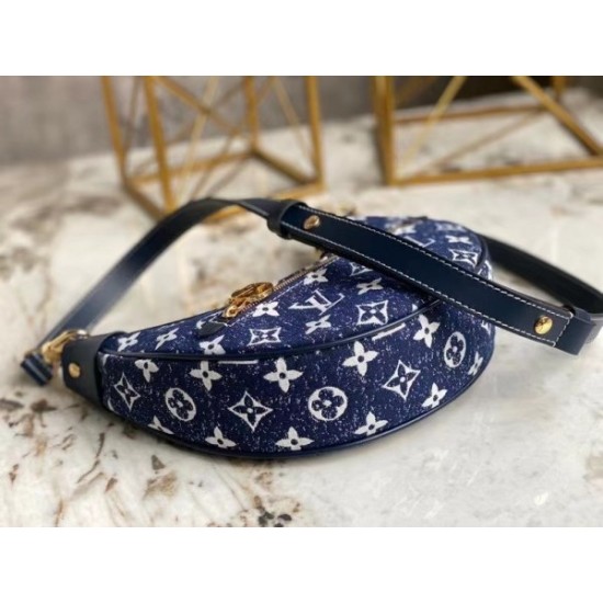 Replica Borsa Loop In Denim Monogram M81166