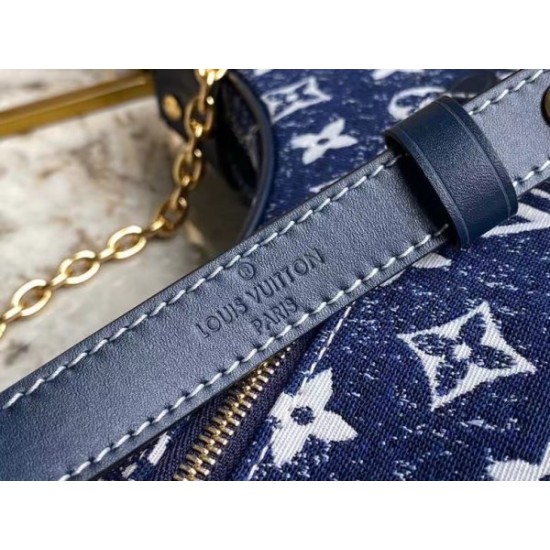 Replica Borsa Loop In Denim Monogram M81166