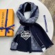 Replica Sciarpa a goccia con monogramma MP3255