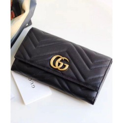 Replica GG Marmont continental wallet 443436