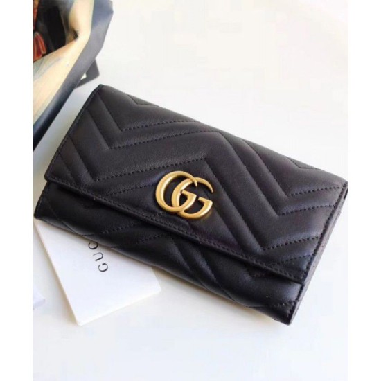 Replica GG Marmont continental wallet 443436