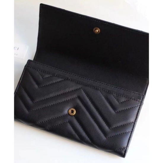 Replica GG Marmont continental wallet 443436