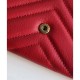 Replica Portafoglio GG Marmont continental 443436 Rosso