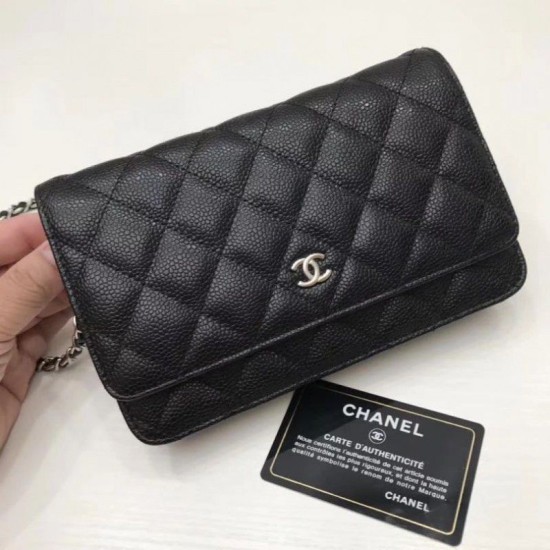Replica WOC Classic trapuntato A15206 nero