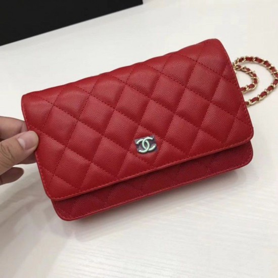 Replica WOC Classic trapuntato A15206 rosso