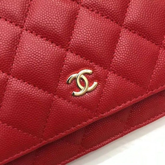 Replica WOC Classic trapuntato A15206 rosso