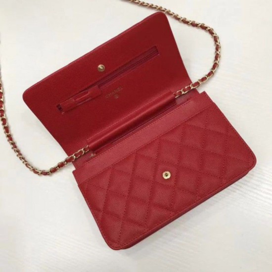 Replica WOC Classic trapuntato A15206 rosso