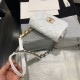 Replica Marsupio in tweed di lana 19 AS1163 Bianco