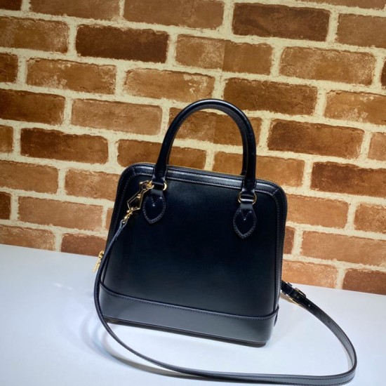 Replica 1955 Horsebit Borsa piccola con manico superiore 621220 Nero