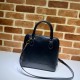 Replica 1955 Horsebit Borsa piccola con manico superiore 621220 Nero
