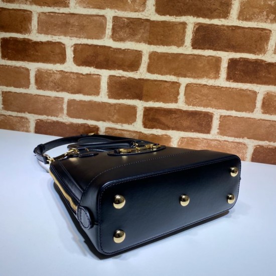 Replica 1955 Horsebit Borsa piccola con manico superiore 621220 Nero