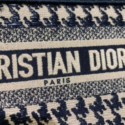 Replica Borsa tote Christian Dior Mini Book nera / gialla