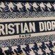 Replica Borsa tote Christian Dior Mini Book nera / gialla