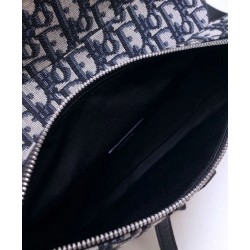 Replica Borsa da Saddle obliqua Christian Dior blu scuro Replica Borsa da Saddle obliqua Christian Dior blu scuro