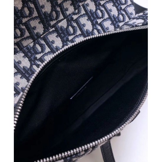 Replica Borsa da Saddle obliqua Christian Dior blu scuro Replica Borsa da Saddle obliqua Christian Dior blu scuro