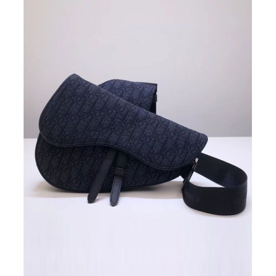 Replica Borsa da Saddle obliqua Christian Dior nera Replica Borsa da Saddle obliqua Christian Dior nera