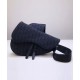 Replica Borsa da Saddle obliqua Christian Dior nera Replica Borsa da Saddle obliqua Christian Dior nera