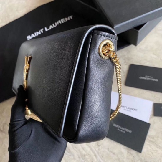 Replica Borsa nappa YSL Saint Laurent kate 99 nera