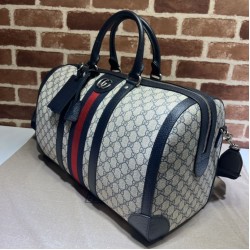Replica Borsa da viaggio media Gucci Savoy 681295 Nera