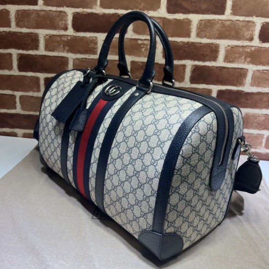 Replica Borsa da viaggio media Gucci Savoy 681295 Nera
